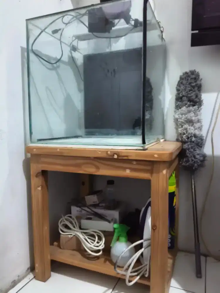 Jual aquarium + meja