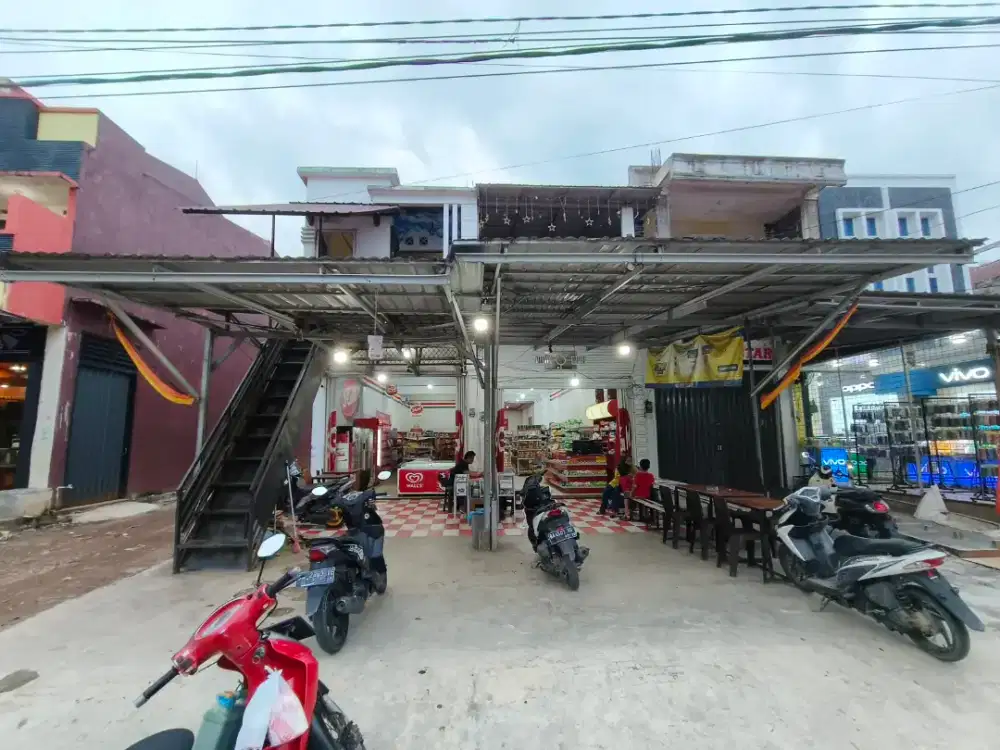 Jual ruko 2 lantai, di pusat pasar koto baru Dharmasraya