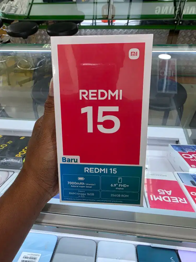 Xiaomi redmi 15 ram 8gb/128gb & 8gb/256gb nfc baru segel resmi xiaomi