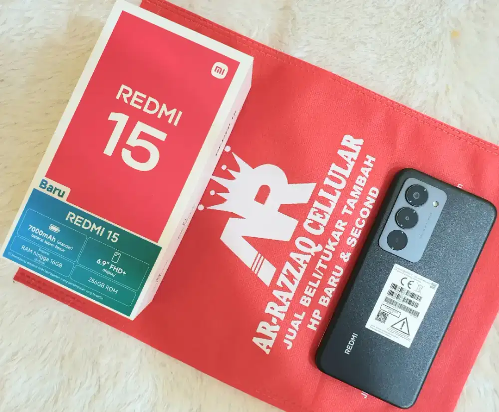 Xiaomi REDMI 15 8/256 BATERAI 7000 mah