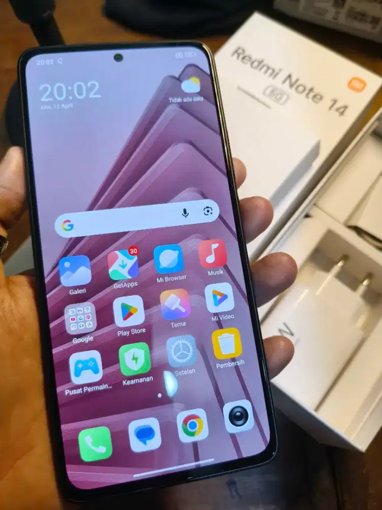 Redmi note 14 5G fullset ori mulus grs ON