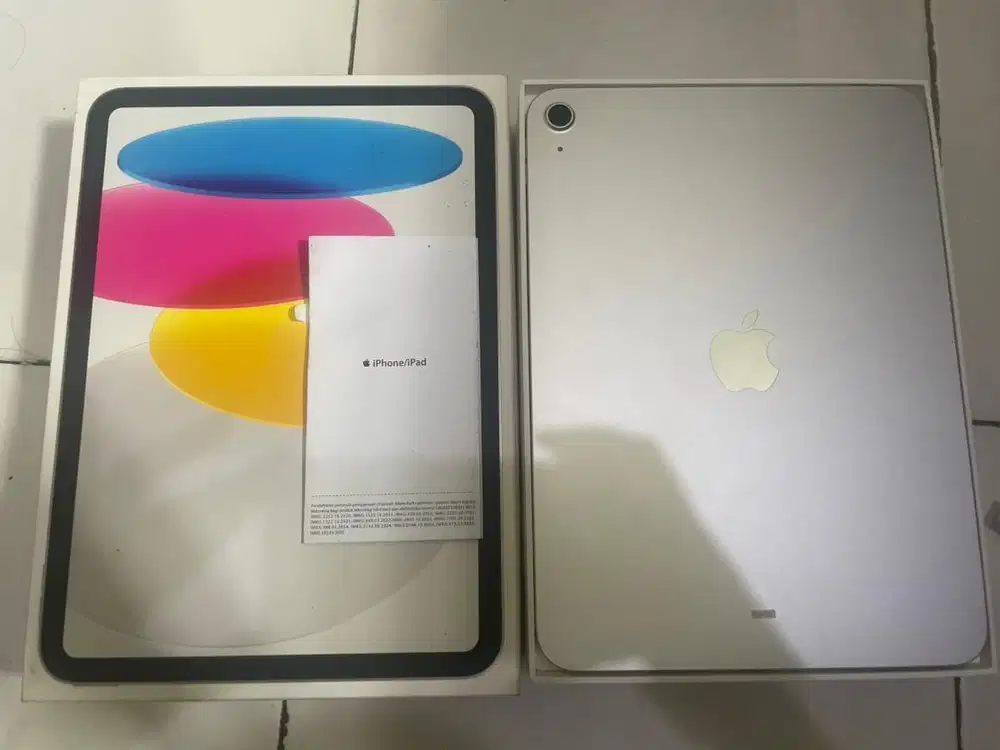Ipad gen 11 128gb ex ibox garansi masih on