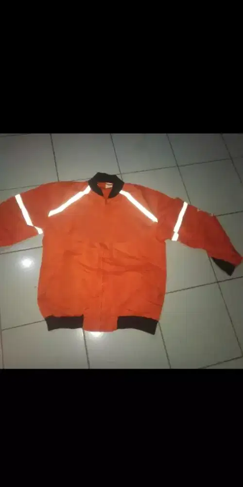 Jaket Oren tebel d hangat untuk berkendara motor