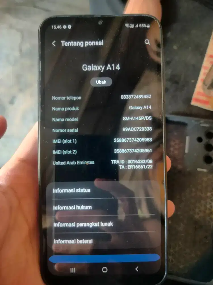 Hp Samsung Galaxy A14  Second