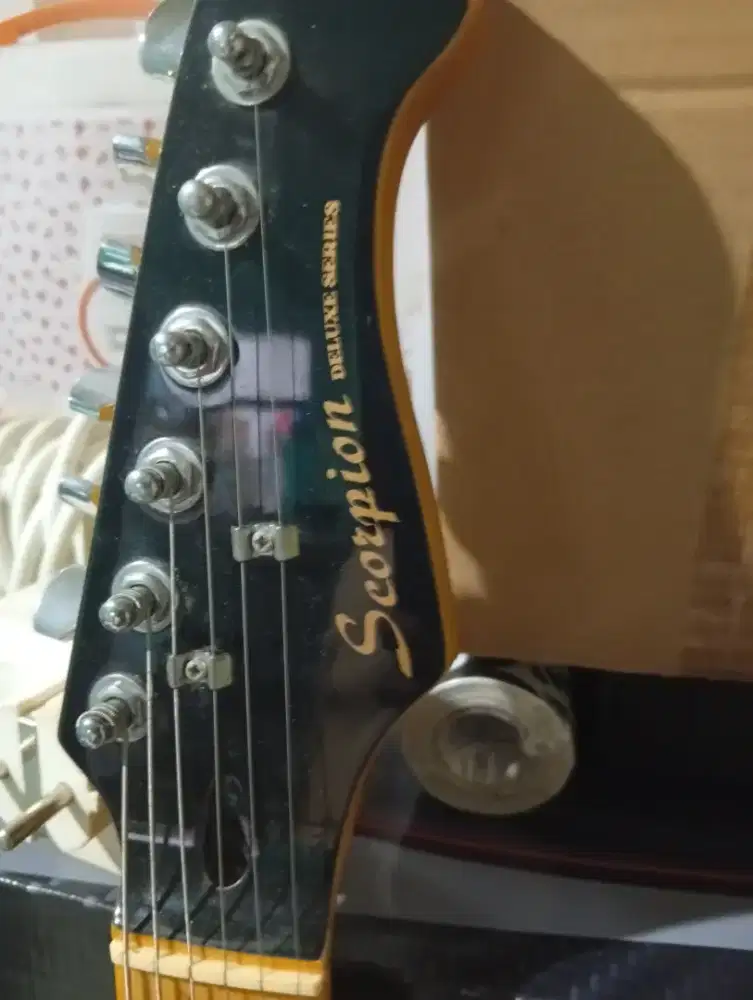 DIJUAL GITAR GUITAR LISTRIK BARU GRESS NEW MREKA SCORPION DELUXE SERIE