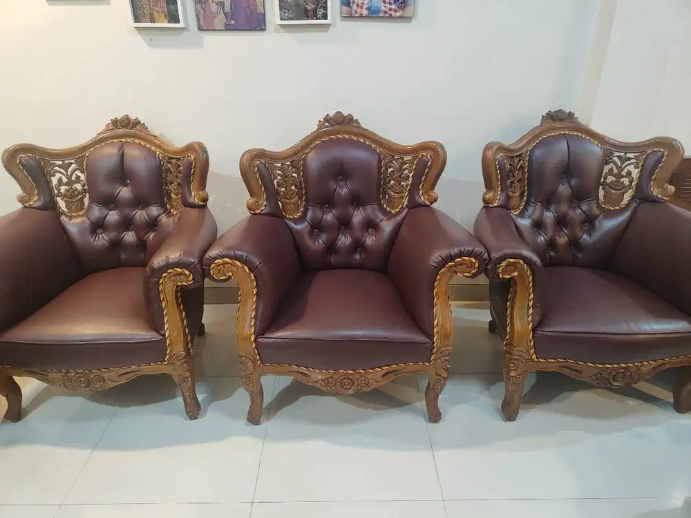 Sofa Ukir Jati Jadul