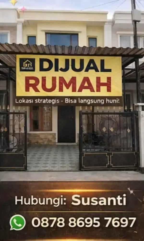Rumah Minimalis Siap huni LOKAsi di jakarta barat dan menghadap taman