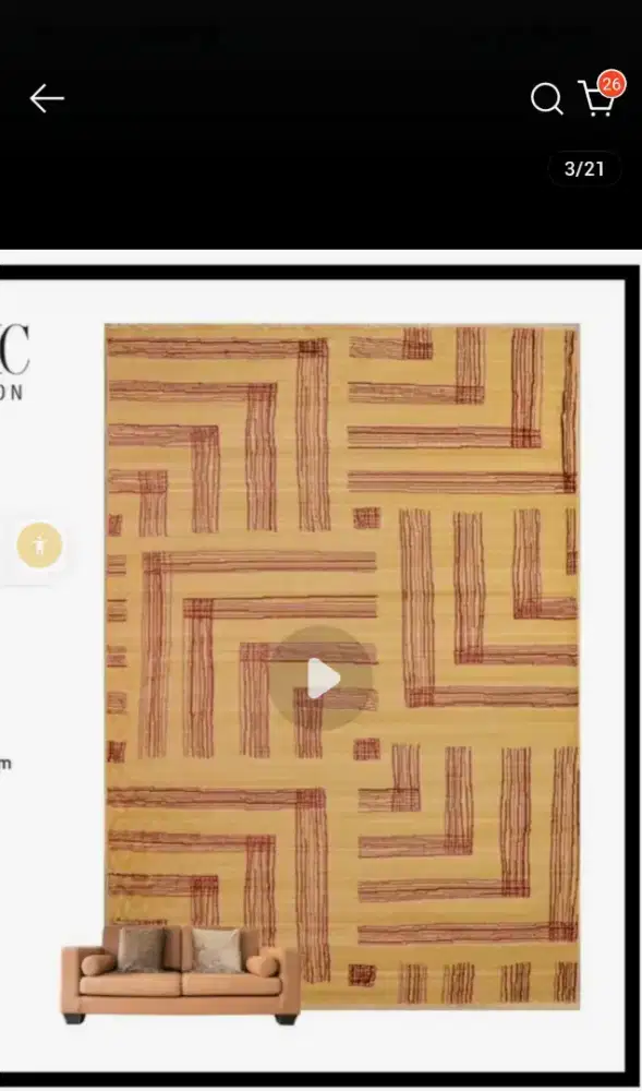 karpet turkey vintage size 120x180 cm