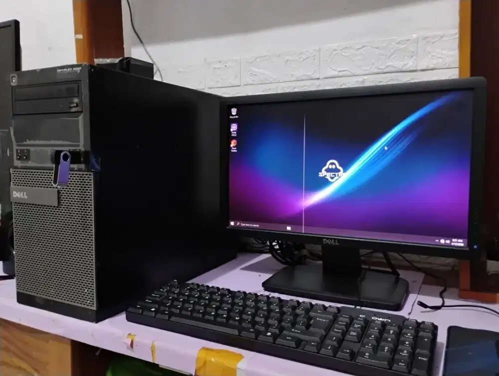 Pc gaming roblox / intel core + ram 8gb + monitor 19inch dell