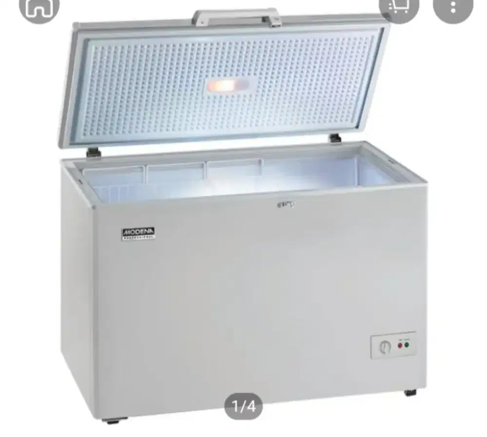 Jual freezer modena model 0206w