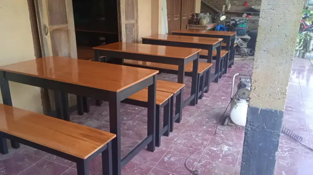 Set meja kursi kedai makan