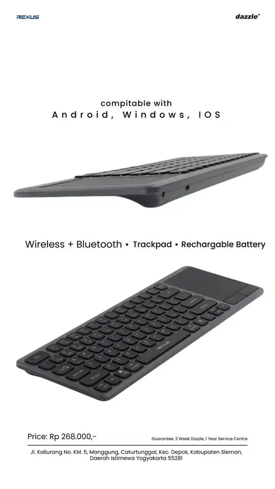 Keyboard Rexus KL200