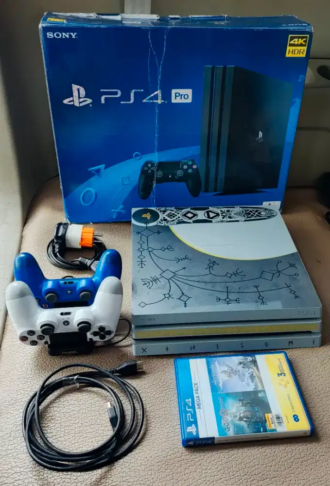 PlayStation 4 Pro 4K Original ~ God Of War Edition (Rare) - 1 Tb