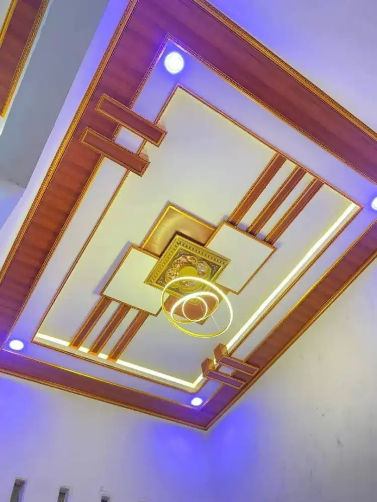 Plafon pvc terpasang rapi