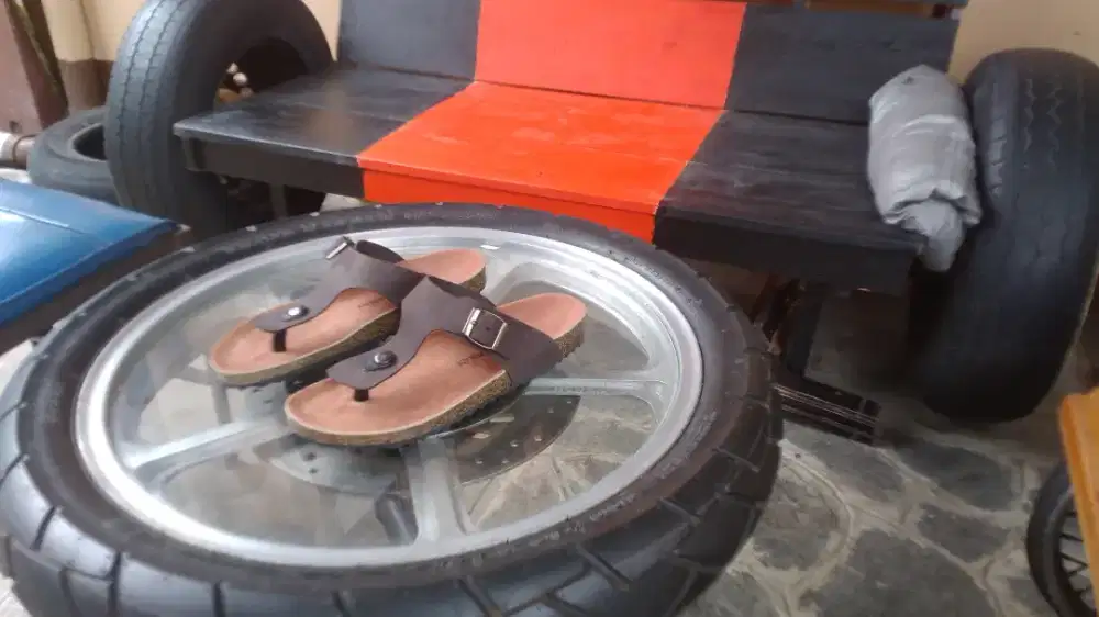 Sendal kulit sapi asli modis