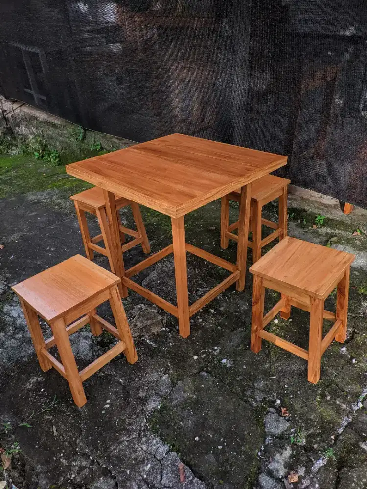 Set meja kursi kedai makan