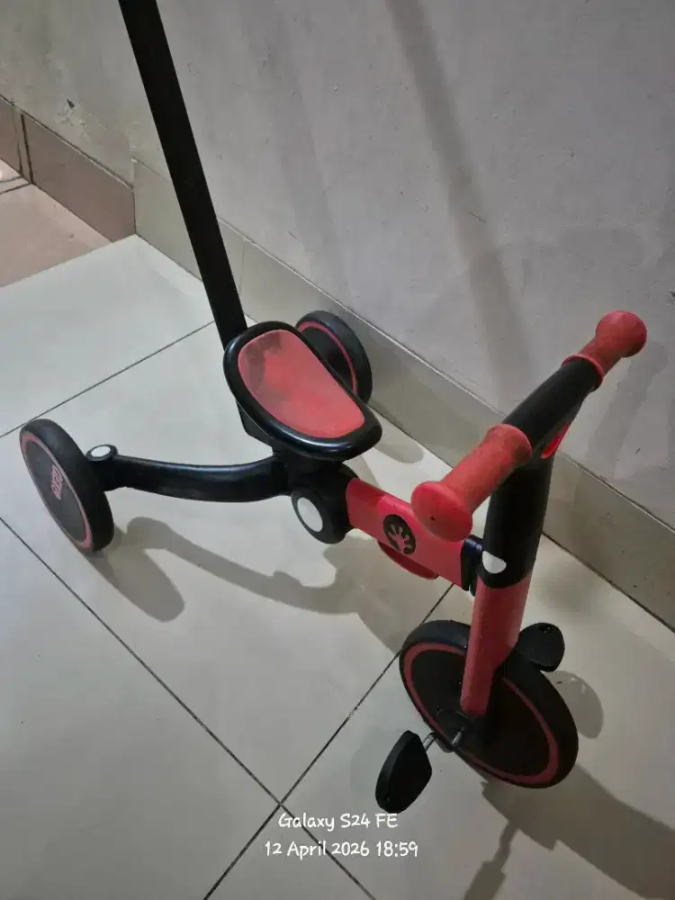 Preloved sepeda anak Geko 5in1 compact folding trike