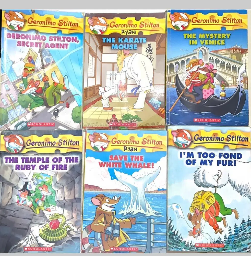 Story book Geronimo Stilton & Captain Underpants
