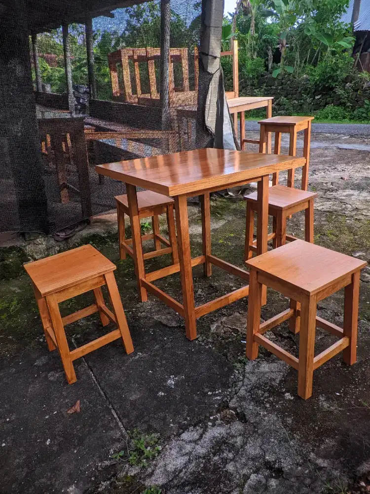 Meja kursi kedai makan / meja kursi kedai cafe