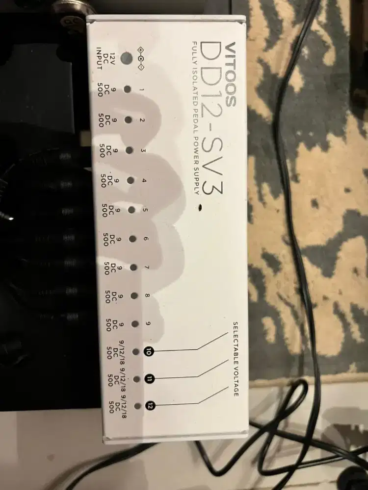 Vitoos DD12-SV3 Isolated Pedalboard Power Supply