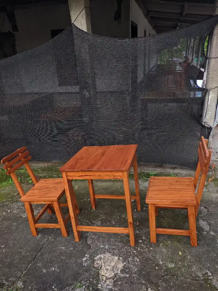 Meja kursi kedai makan / set meja kursi warung