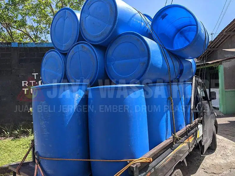 Drum Plastik Gula Cair 200 Liter Foodsafe Yogyakarta