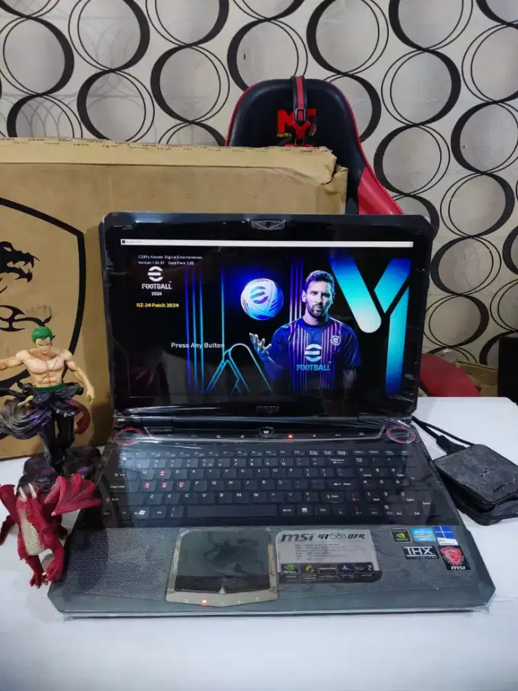 MSI EXTREME PLUS GT683DXR E16F2JMS [RAM 8GB/ SSD 512GB/VGA NVIDIA GTX]