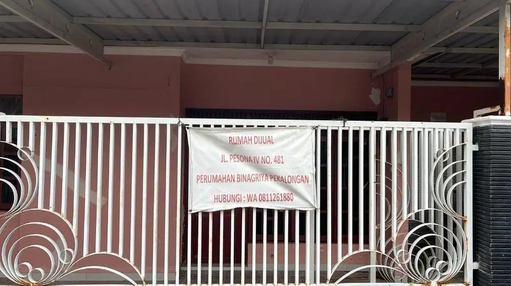 Rumah Dijual Bebas Banjir dan Lingkungan Nyaman di Kota Pekalongan