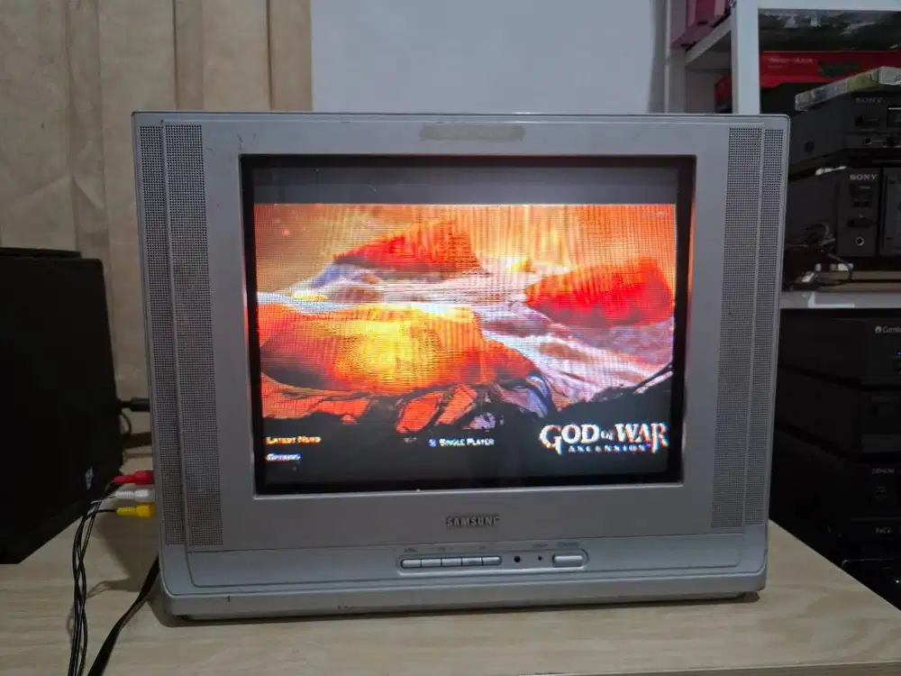TV CRT Tabung Samsung 17 inch CS-17M16MG Simpanan Buat Maen Games