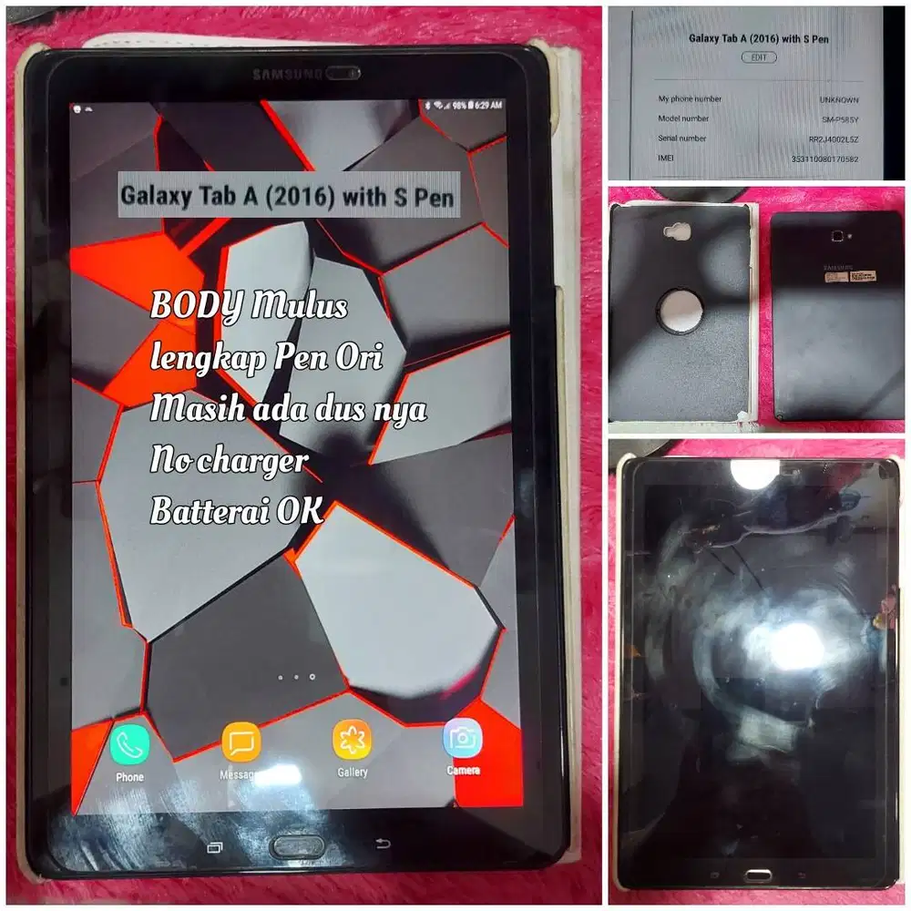 jual SAMSUNG GALAXY TAB 1 (2016) WITH S PEN