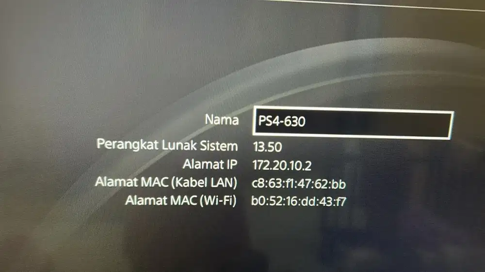 Di jual ps4 500 gb ori