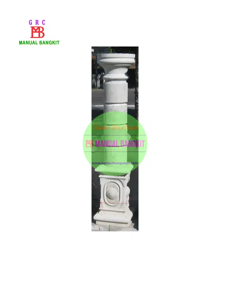 Pilar GRC Bulat Susun Minimalis