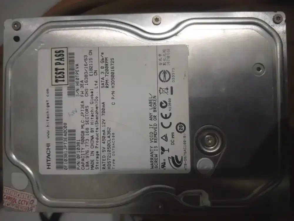 HDD 500GB HITACHI