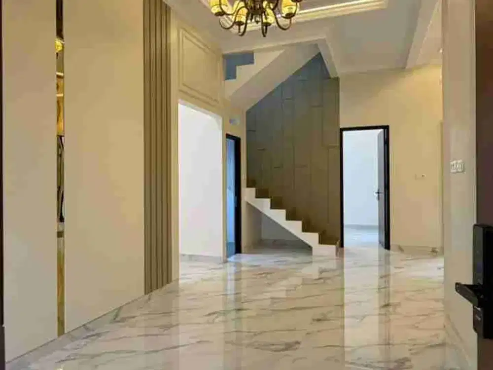 Rumah modern view gunung