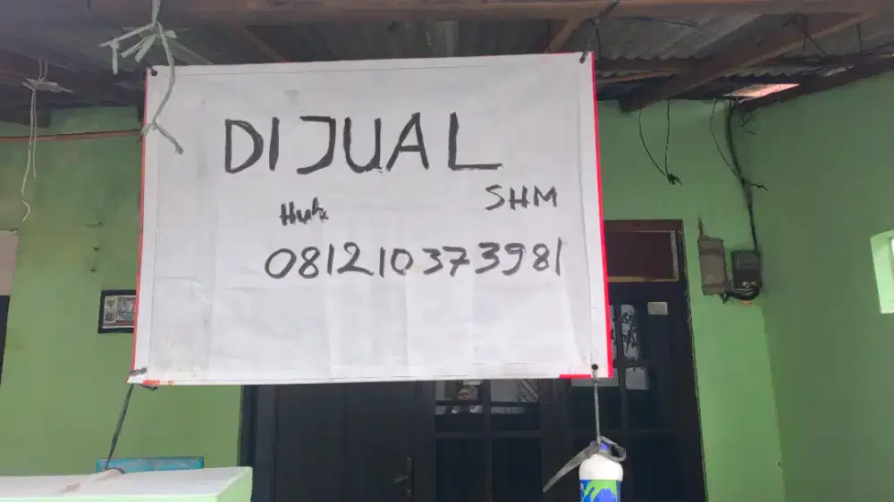 Rumah Hunian Dijual Cepat