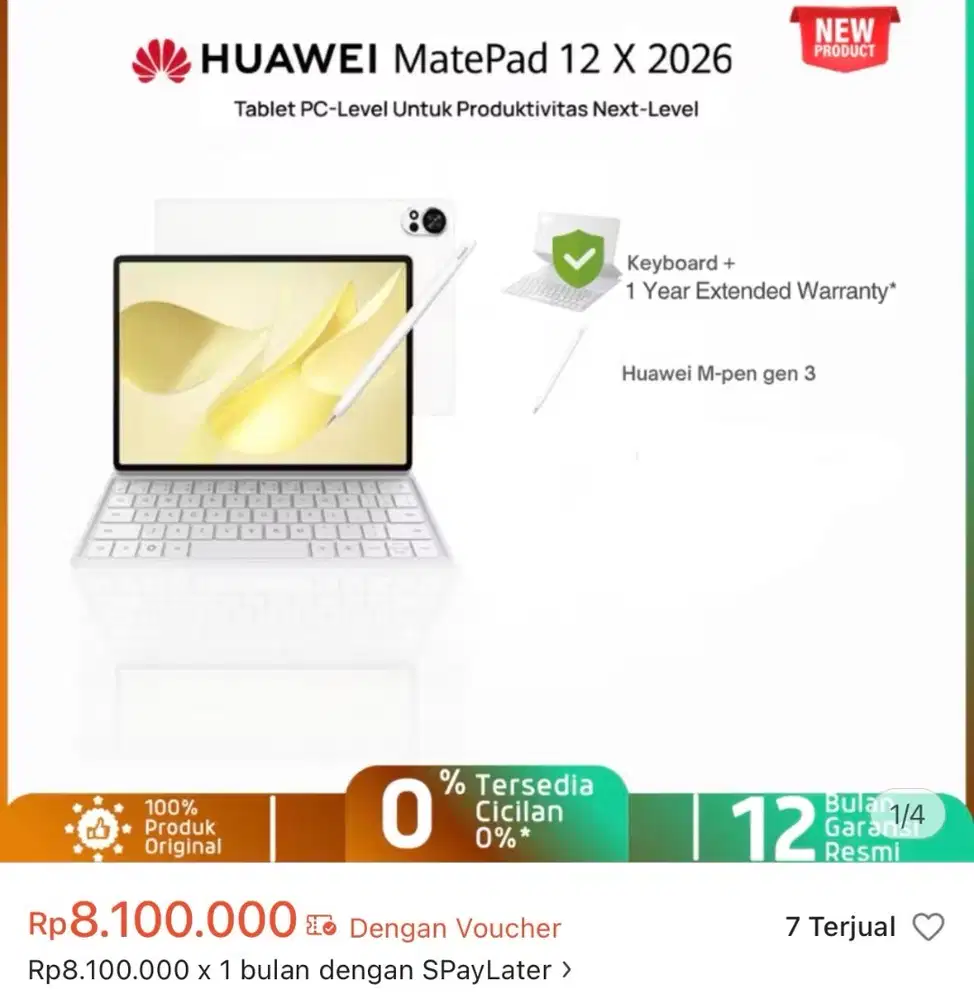 HUAWEI MatePad 12 X New 12GB+256GB