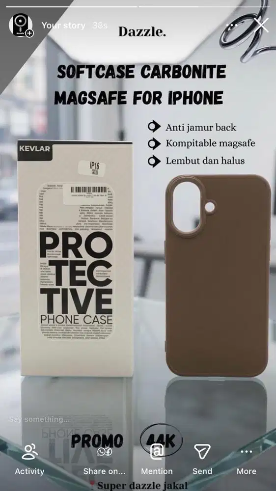 Case Carbonite For iphone anti jamur