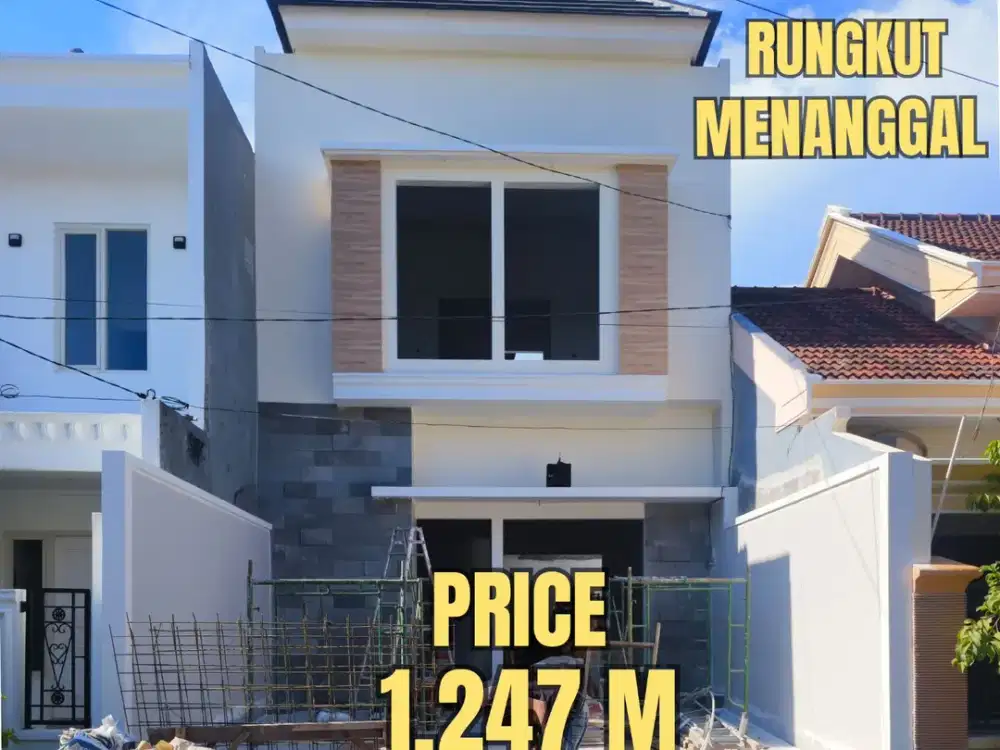 ‼️BARU GRESS ‼️RUMAH RUNGKUT MENANGGAL HARAPAN SURABAYA TIMUR. DEKAT MERR, SUPERINDO, TOL, BANDARA JUANDA, Dll