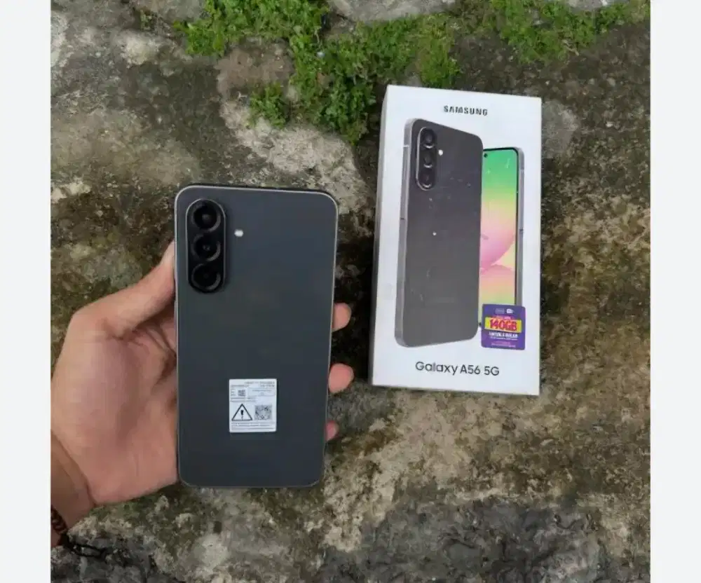 Samsung A56 8/256 lengkap mulus