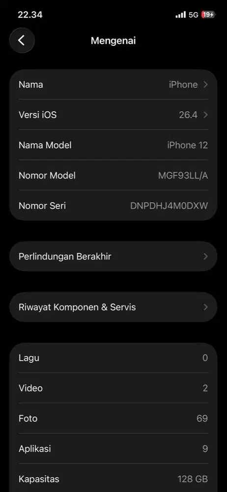 Iphone 12 inter4128 gb