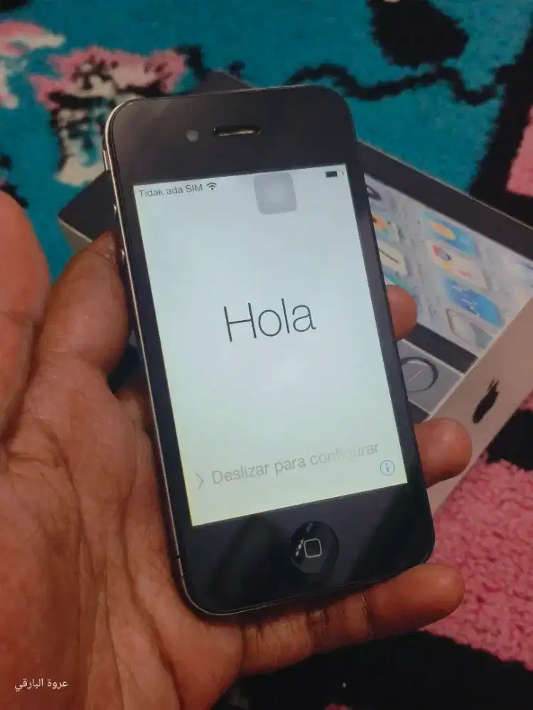 Iphone 4 Black 16GB Bahan Bypass Super Mulus Original