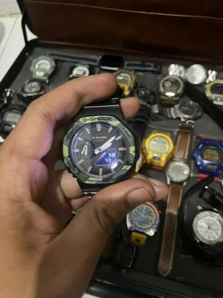 Casio Gshock GA2100SU army