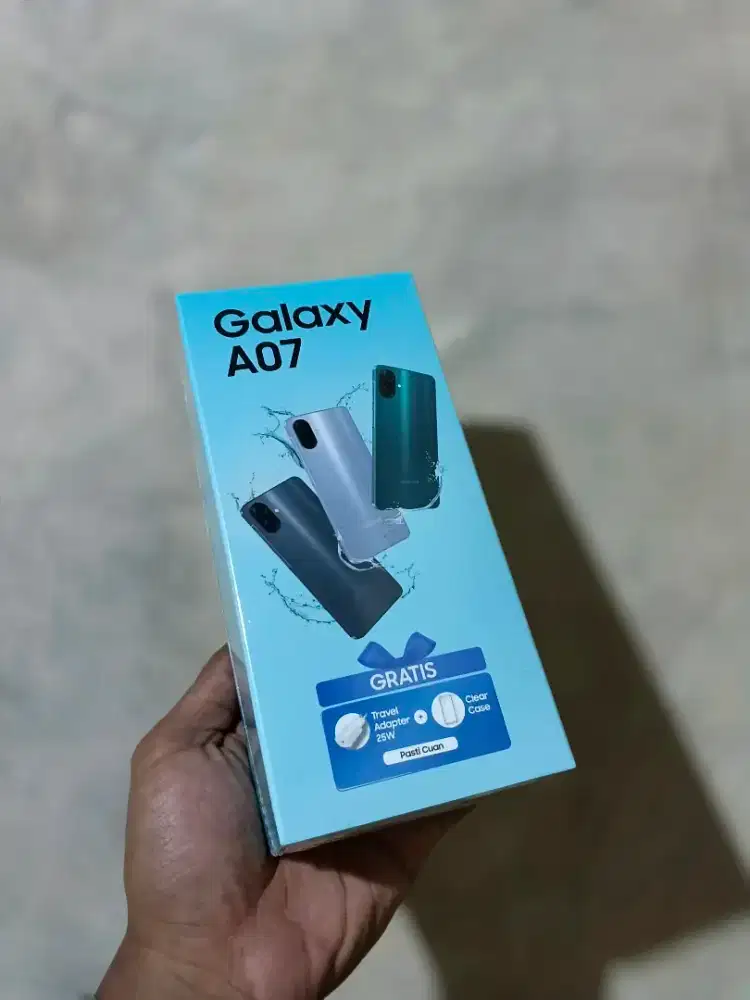 Samsung A07 4/64 Baru Feee Adaptor 25wt