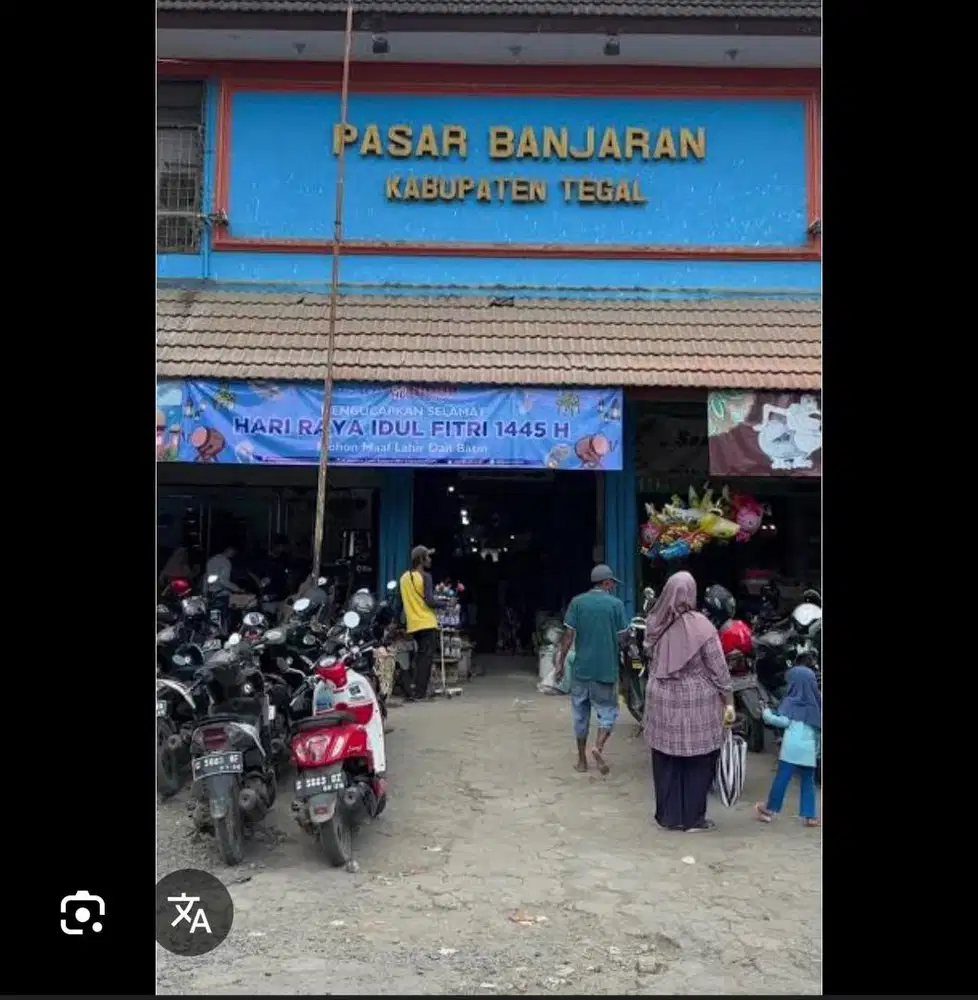 Dijual Tanah Sangat Luas di Jalan Raya Adiwerna samping Pasar Banjaran