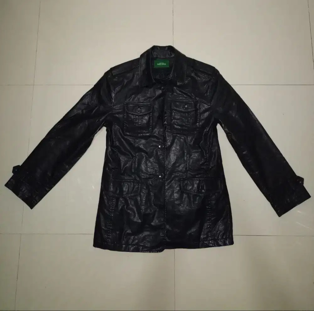 Leather Jacket Comodo Swuare model Trucker