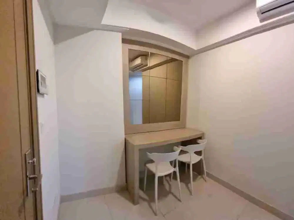 Disewakan murah banget apartemen gold coast PIK tipe 1BR luas 29m full furnished view bagus