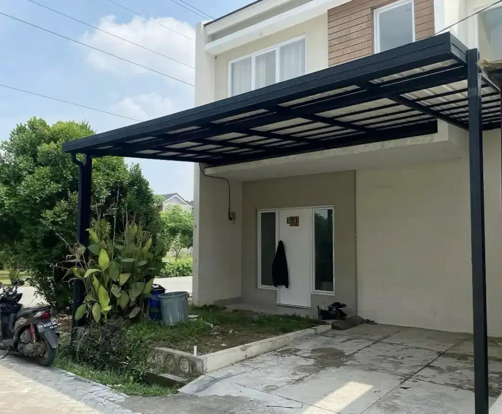 Pasang kanopi baja ringan