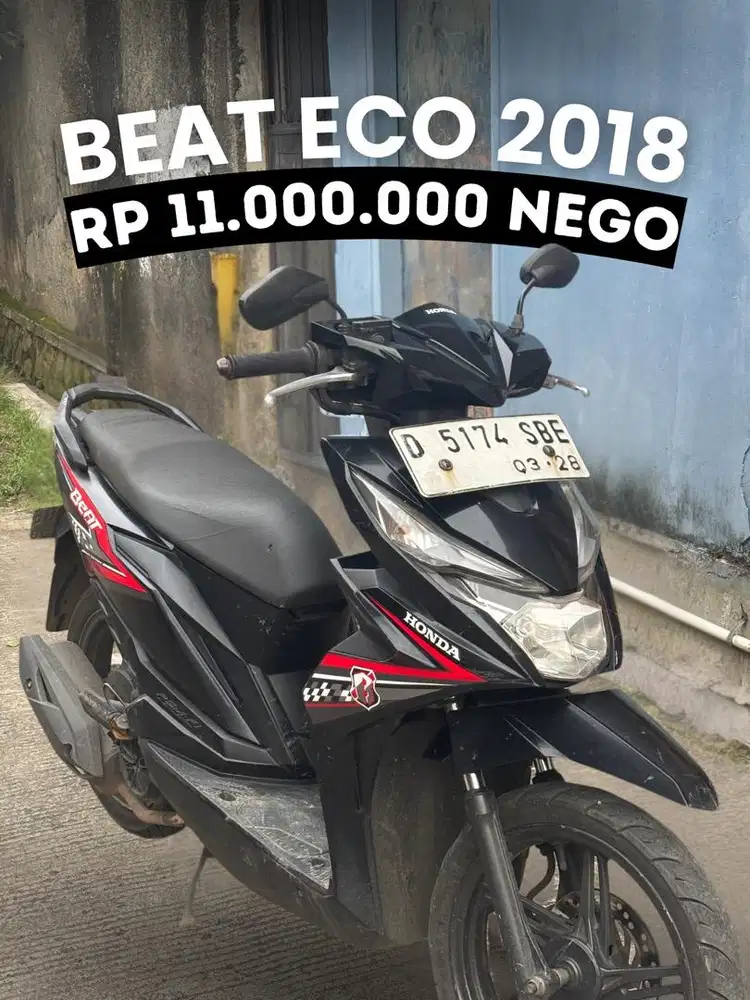 Honda Beat Eco 2018 Murah Mulus!