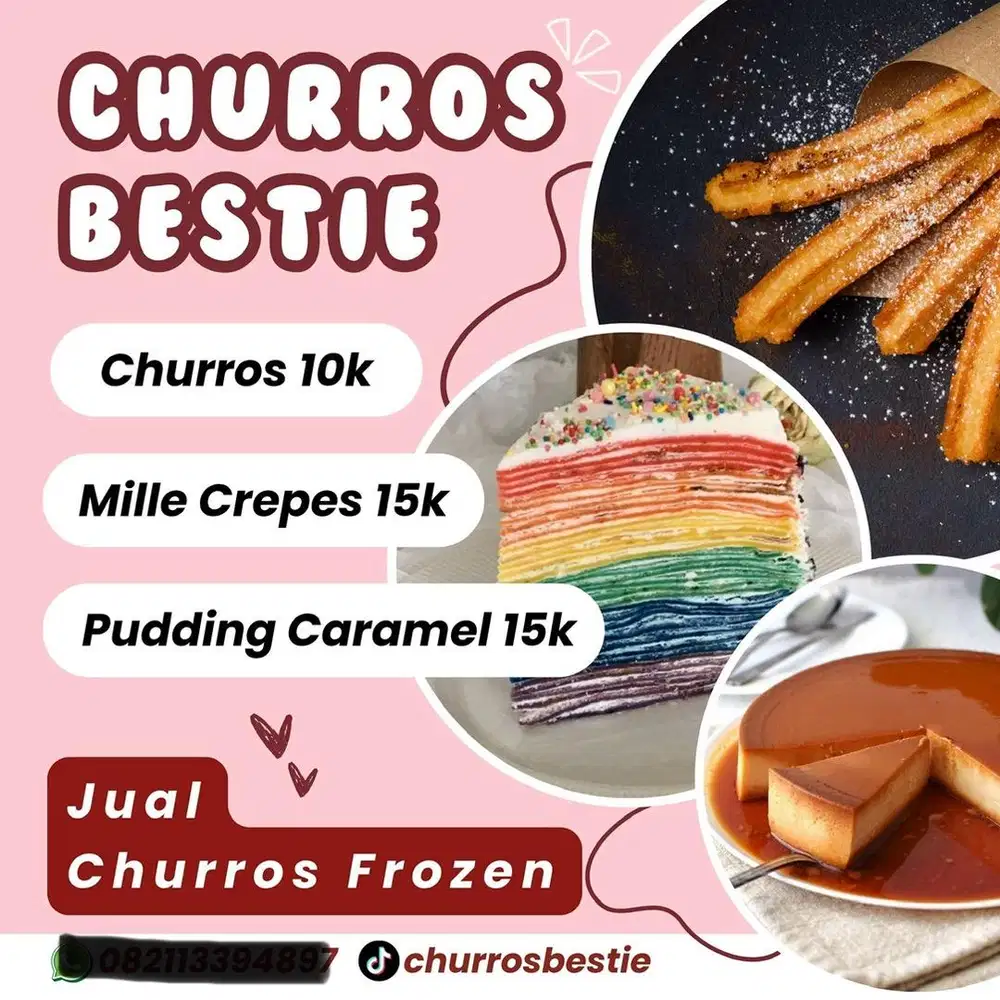 DIBUTUHKAN PEGAWAI WANITA CREW OUTLET CHURROS BESTIE