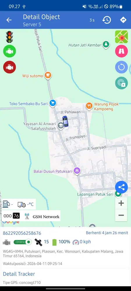 Jasa pasang GPS Jawa Timur kitarnya